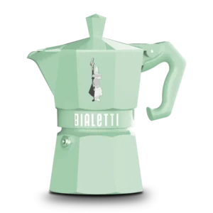Bialetti - Cafetera exclusive 3 tazas verde pastel