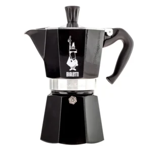 Bialetti - Cafetera Italiana moka express 6 tazas negra