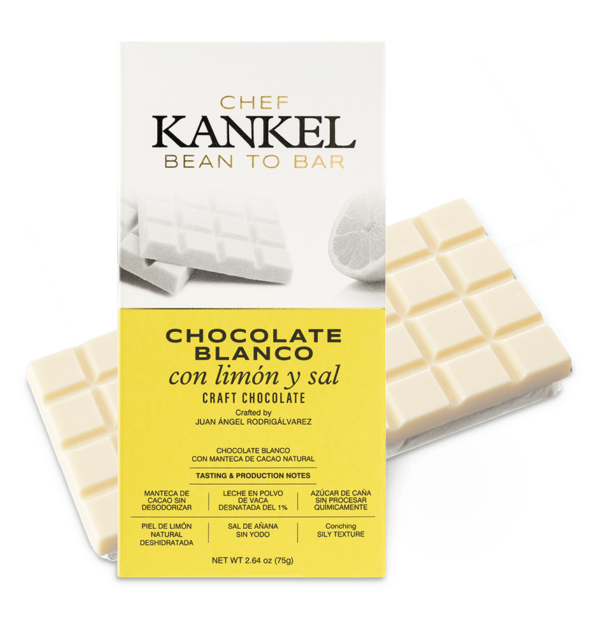 Tableta de Cacao Kankel Limón y Sal de Añana